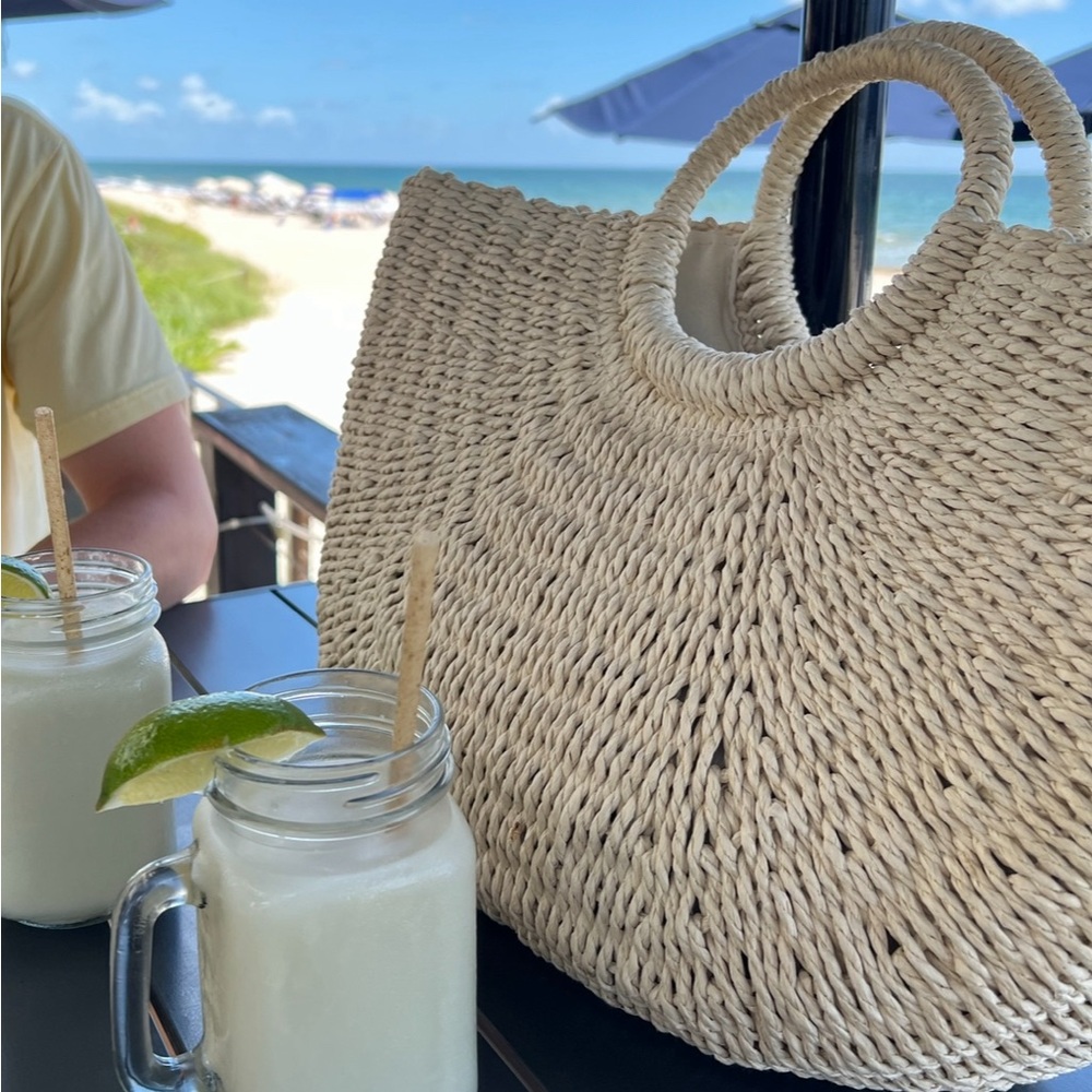 8 Other Reasons Beach Bag in Ivory